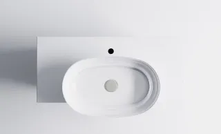 Тумба с раковиной Astra-Form М-40 Slim 4631177714597 90 см голубой матовый